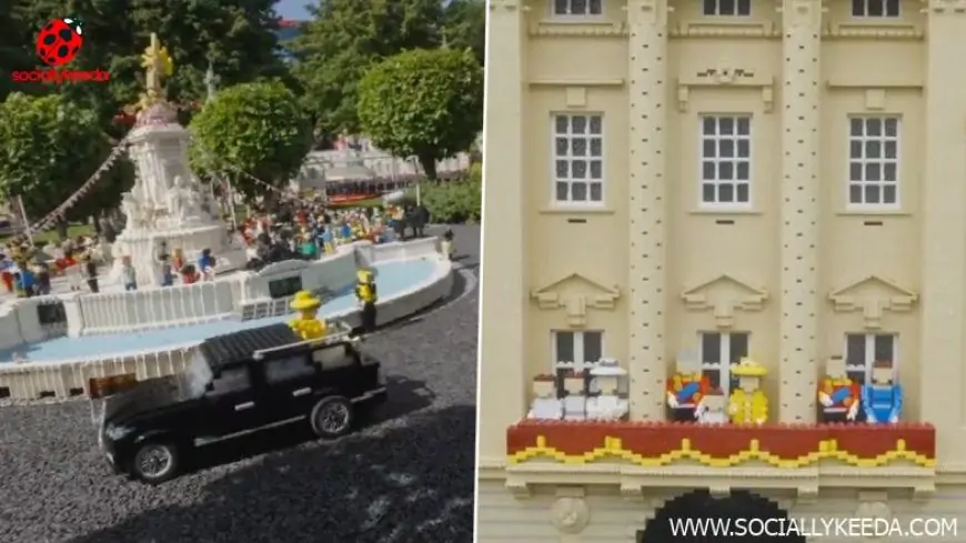 Legoland Windsor Resort Pays Tribute To Queen Elizabeth II With Majestic Lego Miniature Display To Celebrate The British Monarch's Platinum Jubilee