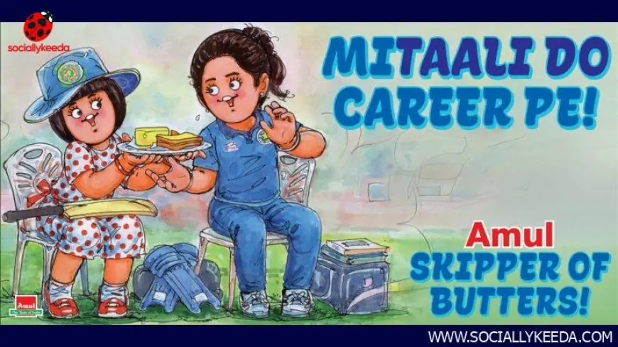 Mithali Raj Retires: Amul Pays Tribute to Former Indian Women’s Cricket Captain With Interesting Topical (See Pic)