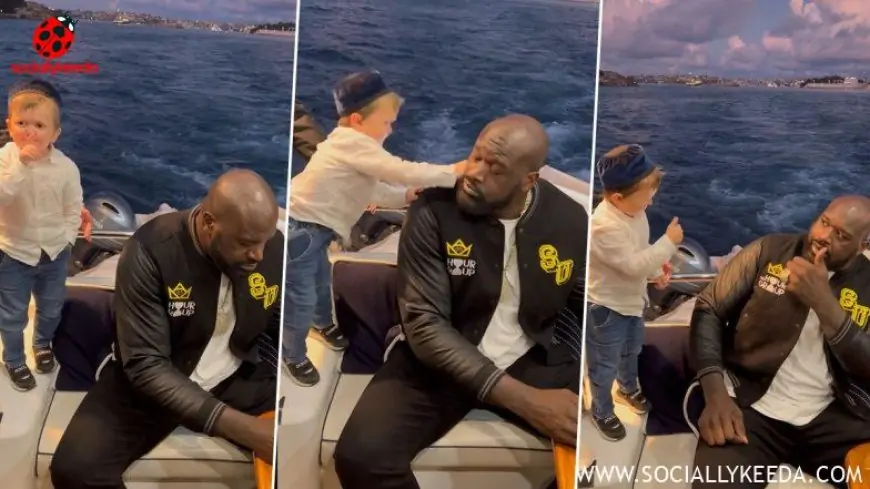 Hasbulla Magomedov Almost Knocks Shaq Out! Watch Funny Instagram Video Posted by Former Professional Basketball Player