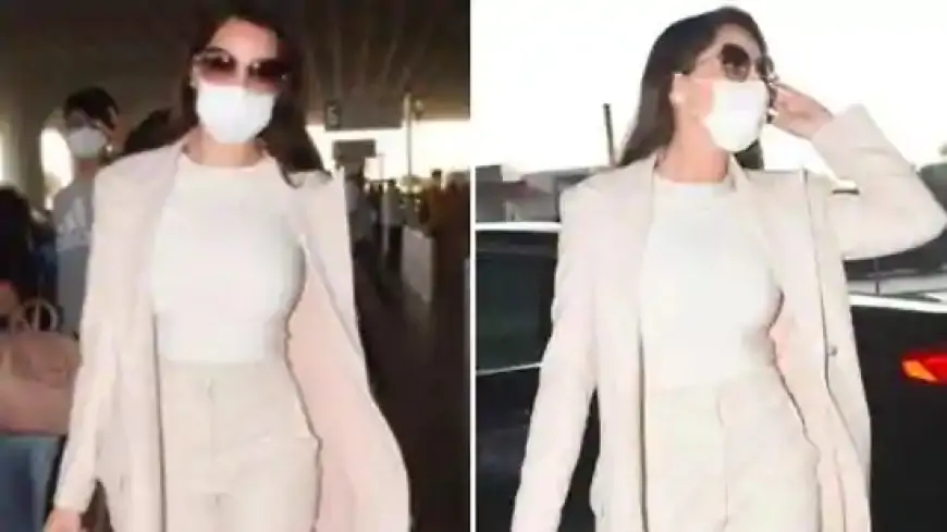 Nora Fatehi's latest airport look is winter wardrobe goals, we are taking notes