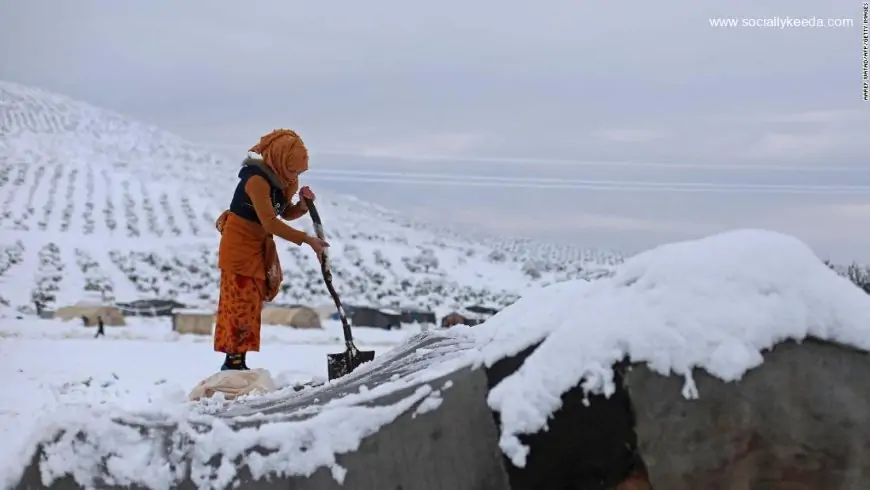 Winter storms in Middle East: Three children killed, with hundreds of thousands at risk as temperatures plummet in Syria, Lebanon and Jordan