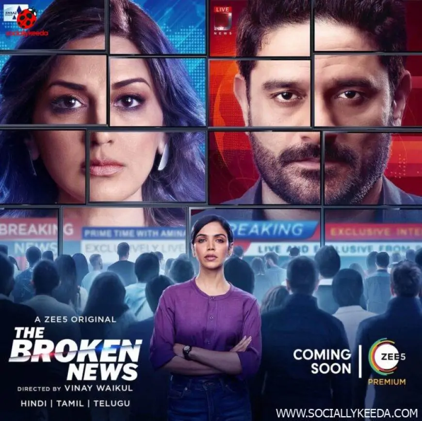 The Broken News Web Series (2023) Zee5: Cast, Crew, Release Date, Roles, Real Names