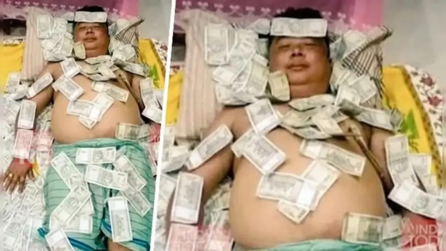 Benjamin Basumatary, Assam's politician, sleeps on bed of 500 notes 