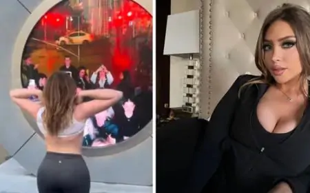 [WATCH VIDEO] Onlyfans Model Ava Louise flashed her boobs on the Dublin-New York Portal, it was shut down