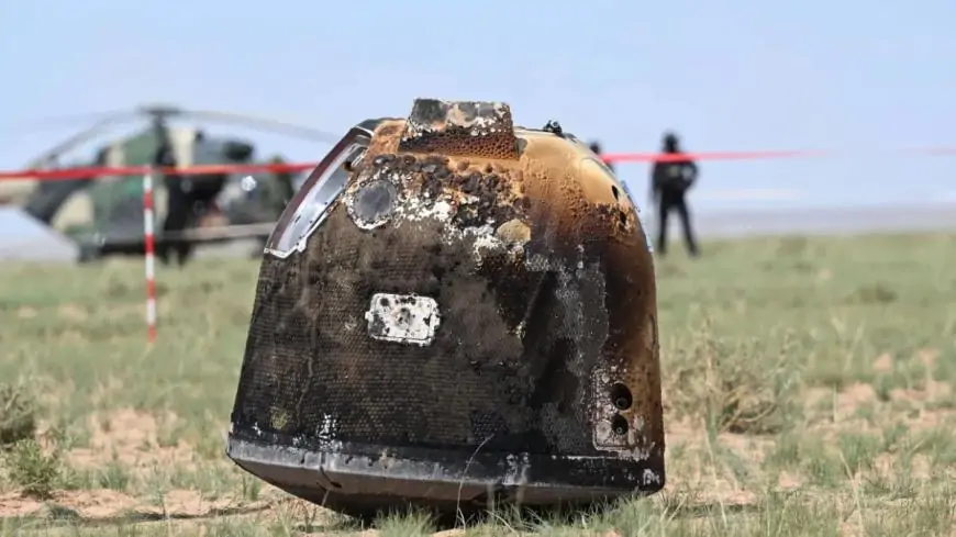 China space probe returns to Earth with rare Moon rocks