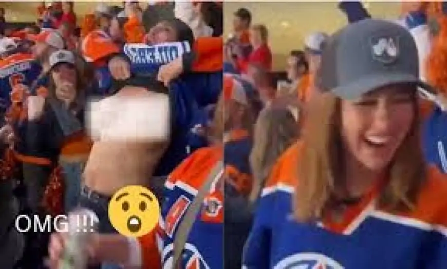 [VIDEO] Oilers Fan Flashes Crowd Video (oilers flash)