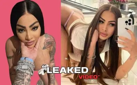 WATCH VIDEO: Tekashi 6ix9ine shares video of ex Yailin threatening him at knifepoint