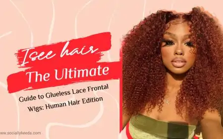 Isee hair The Ultimate Guide to Glueless Lace Frontal Wigs: Human Hair Edition
