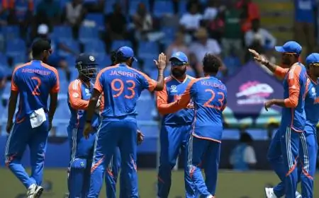 IND 109/5 in 50 Overs | India vs New Zealand, ICC WTC Final Reserve Day Live Updates: Trent Boult Accounts for Ajinkya Rahane