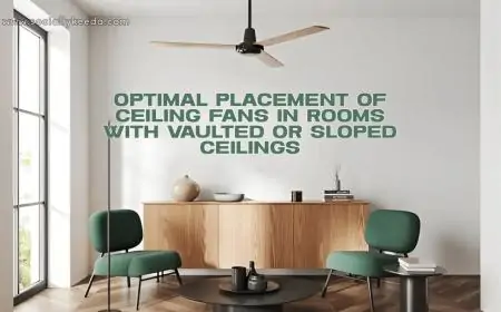 Optimal Placement Of Ceiling Fans In Rooms With Vaulted Or Sloped Ceilings