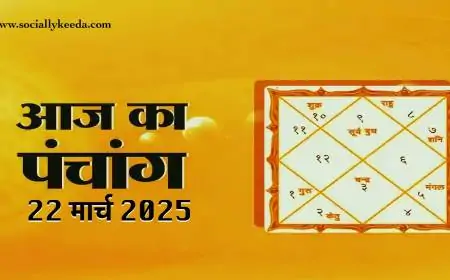 Aaj Ka Panchang 22 March 2025: Shubh Muhurat, Choghadiya, Rahu Kaal, and Planetary Insights