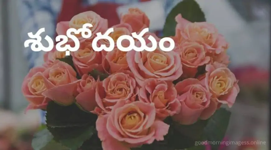 Good Morning Images In Telugu For Whatsapp