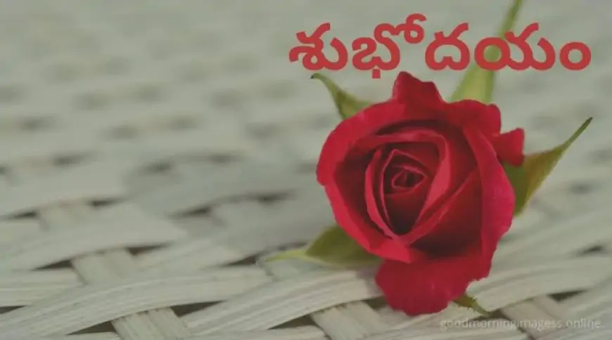 Good Morning Images In Telugu For Whatsapp