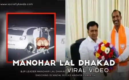 VIDEO LINKS - BJP Leader Manohar Lal Dhakad Viral Video: Shocking Scandal Rocks Madhya Pradesh