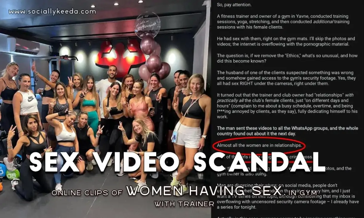 WATCH VIDEOS: Sex Video Scandal Rocks Yavne - Online Clips of Women Having Sex, In Gym with Trainer