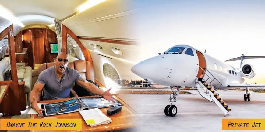 Dwayne The Rock Johnson – Private Jet
