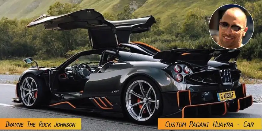 Dwayne The Rock Johnson – Expensive Cars – Custom Pagani Huyara