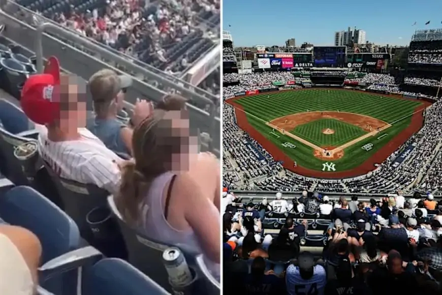 FULL VIDEO: Phillies fans seemingly caught on video in Yankee Stadium masturbating video