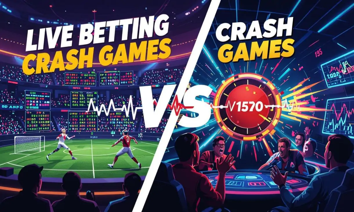 Live Betting or Crash Games