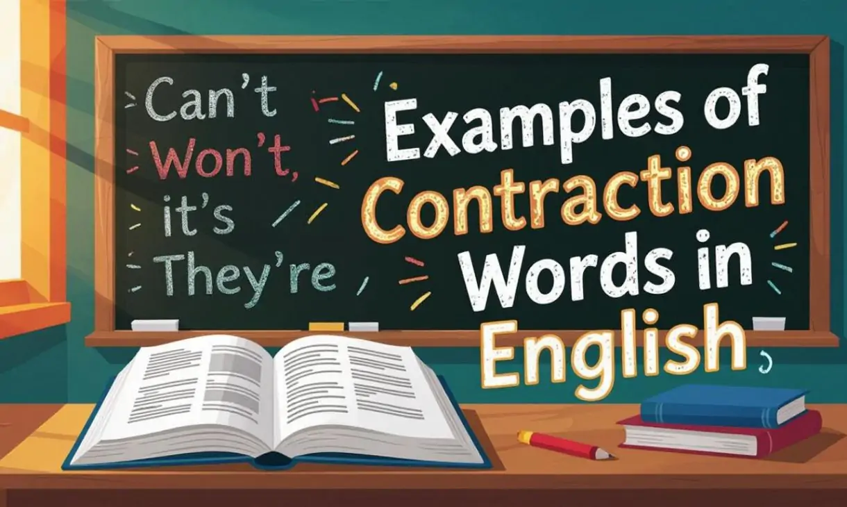 Jaldi sikho aur Smart bano: Examples of Contraction Words in English
