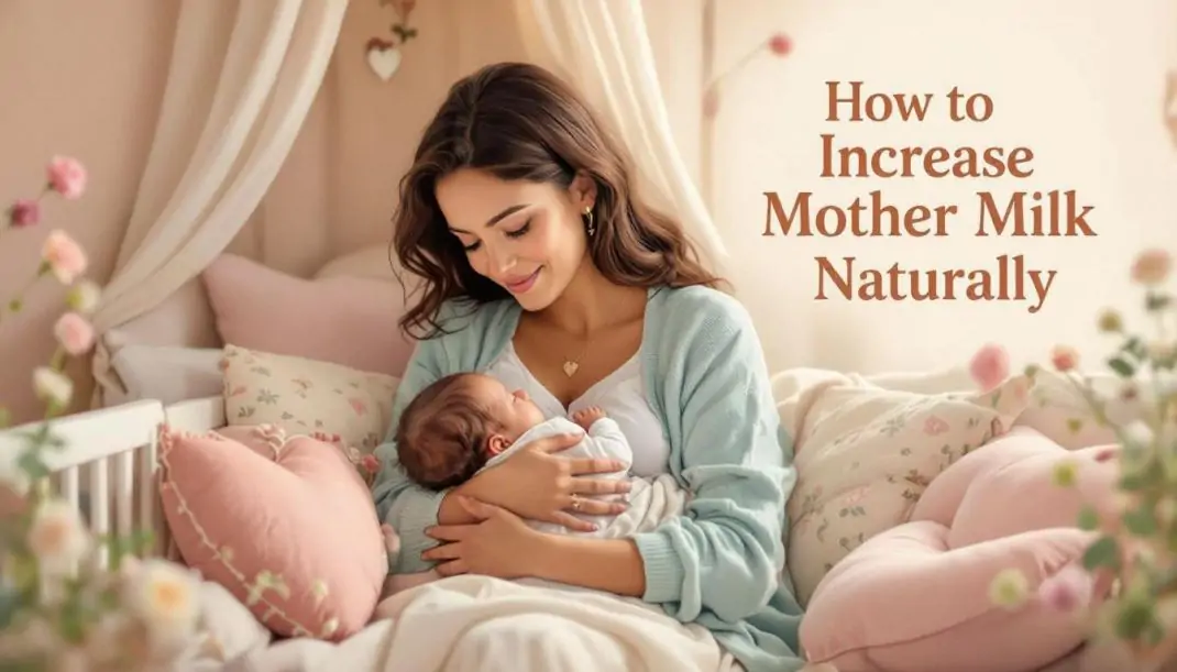 How to Increase Breast Milk Naturally:  Guide for New Moms