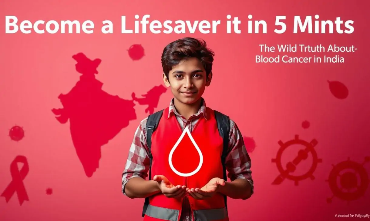 Become a Lifesaver in 5 Mins: The Wild Truth About Blood Cancer in India