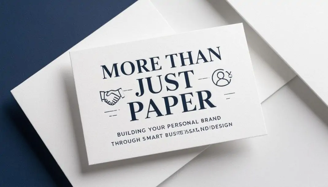 More Than Just Paper: Building Your Personal Brand Through Smart Business Card Design