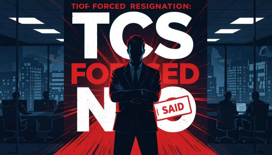 TCS Forced Resignation: I Said No