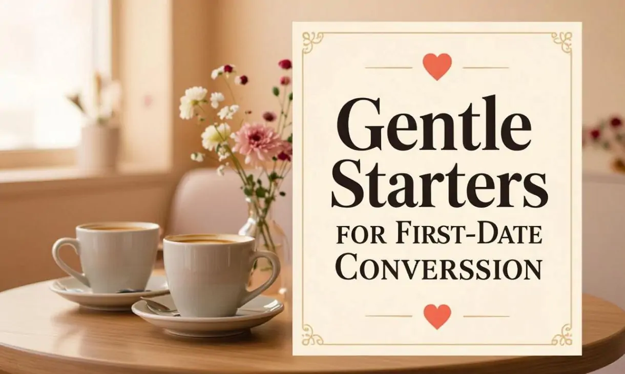 Gentle starters for first‑date conversation