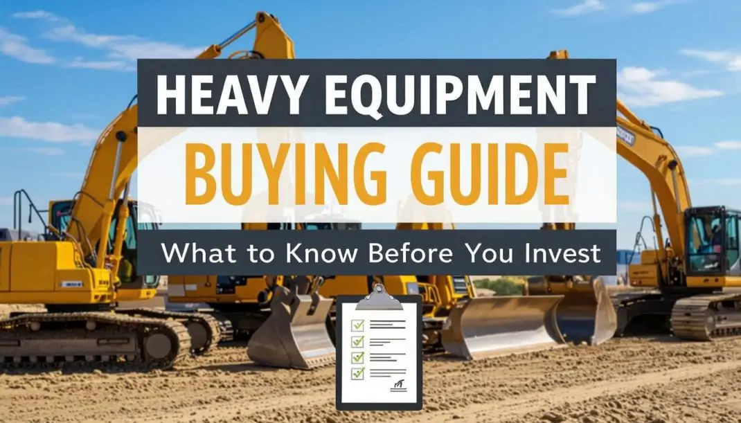 Heavy Equipment Buying Guide: What to Know Before You Invest