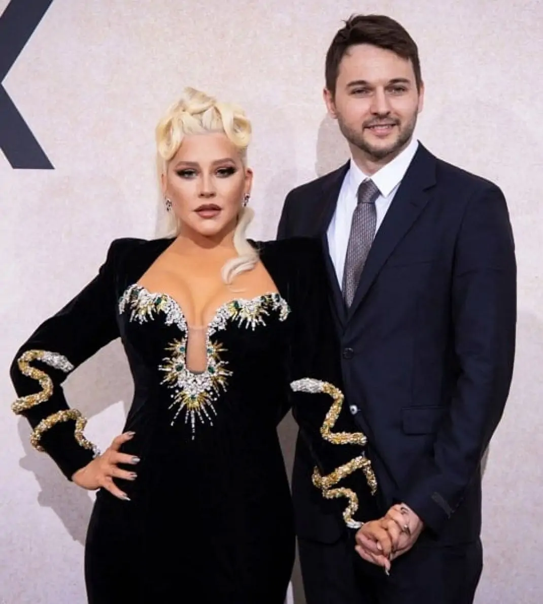 Christina Aguilera with her Boyfriend (Matthew Rutler)