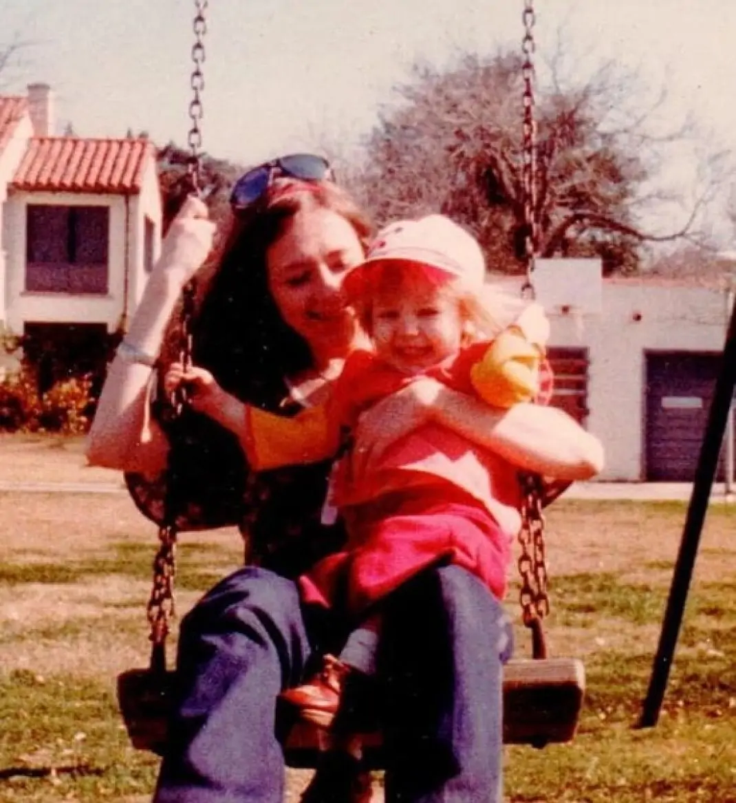 Christina Aguilear with her Mother