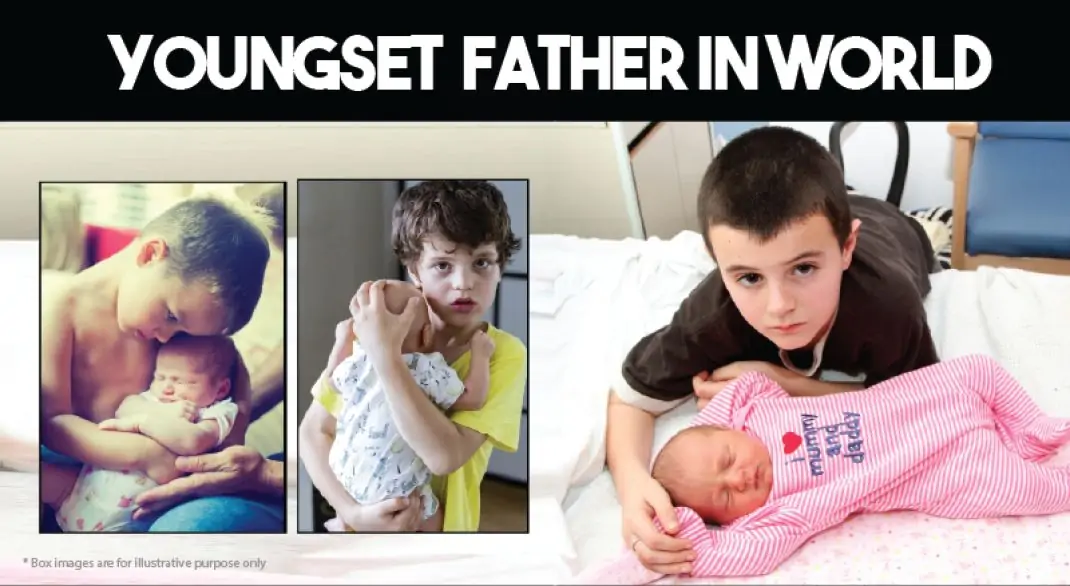 Top 10 Most Youngest Fathers in the World Who Became Famous Later On