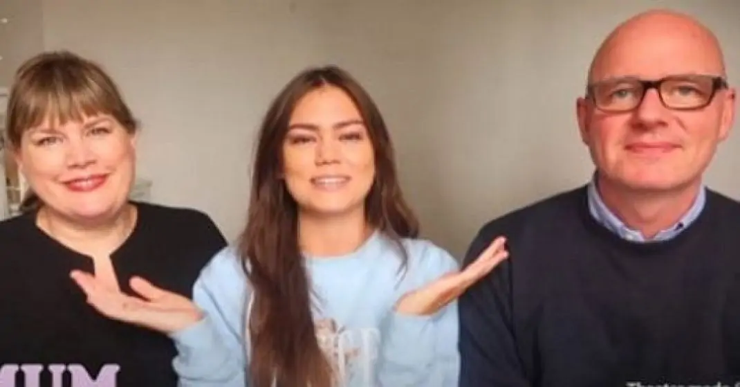 Flossie with her Parents