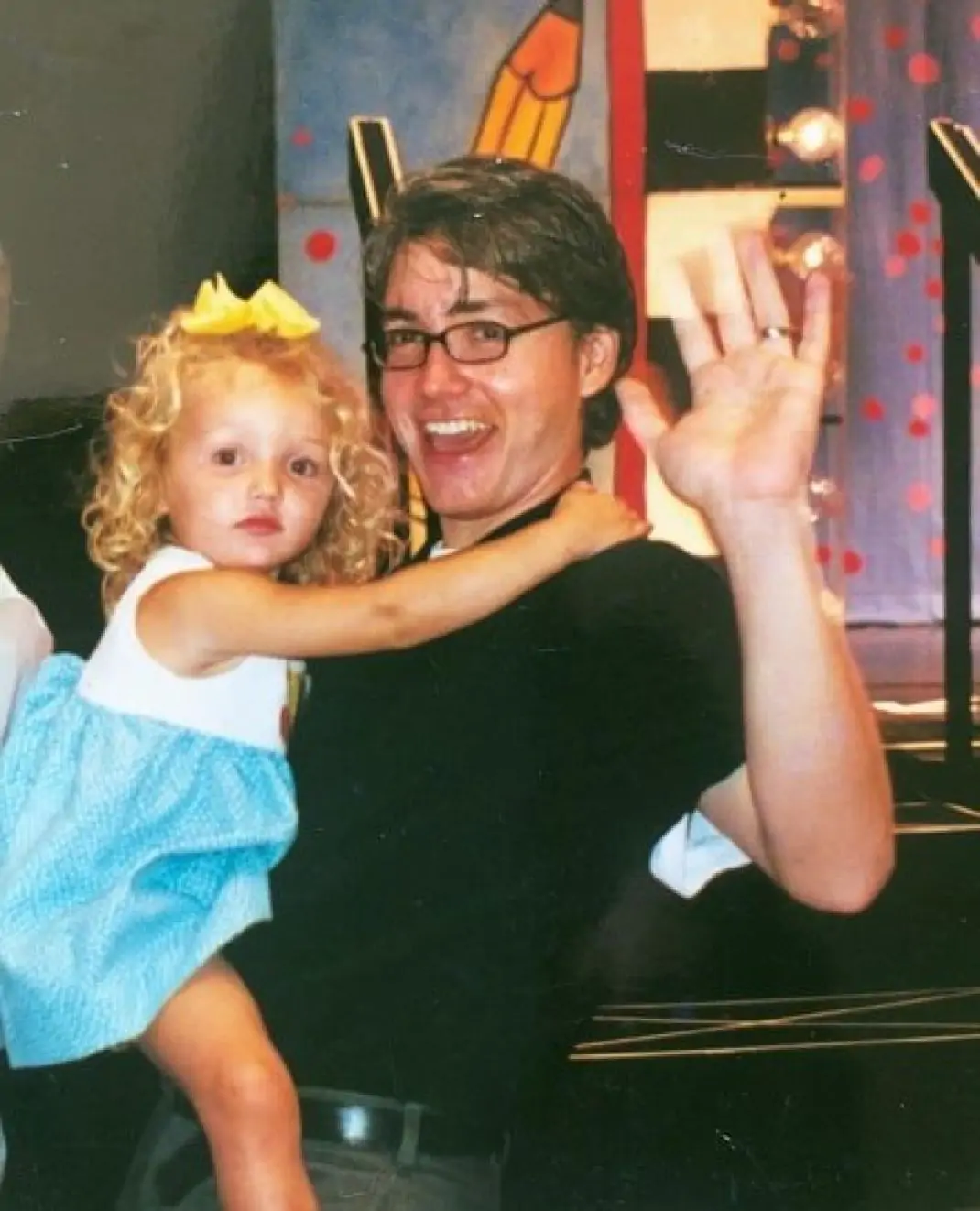 Peyton List with her Father