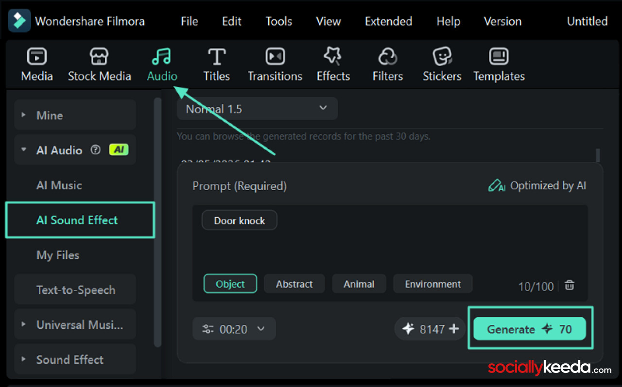 Filmora AI Sound Effect Generator: Create and Enhance Audio Easily