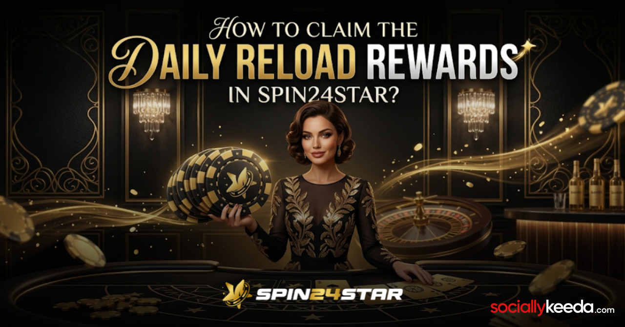 How to claim the Daily Reload Rewards in Spin24Star?