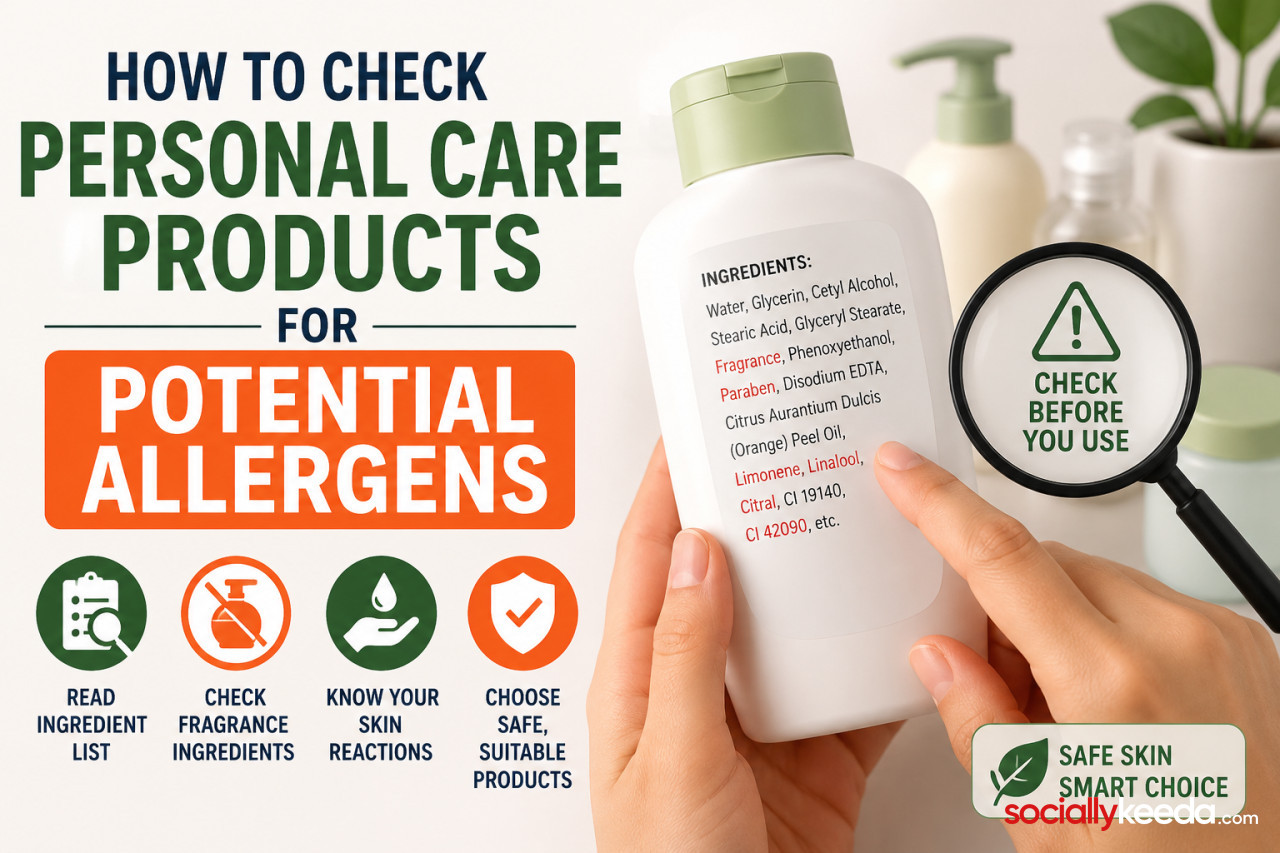 How to Check Personal Care Products for Potential Allergens