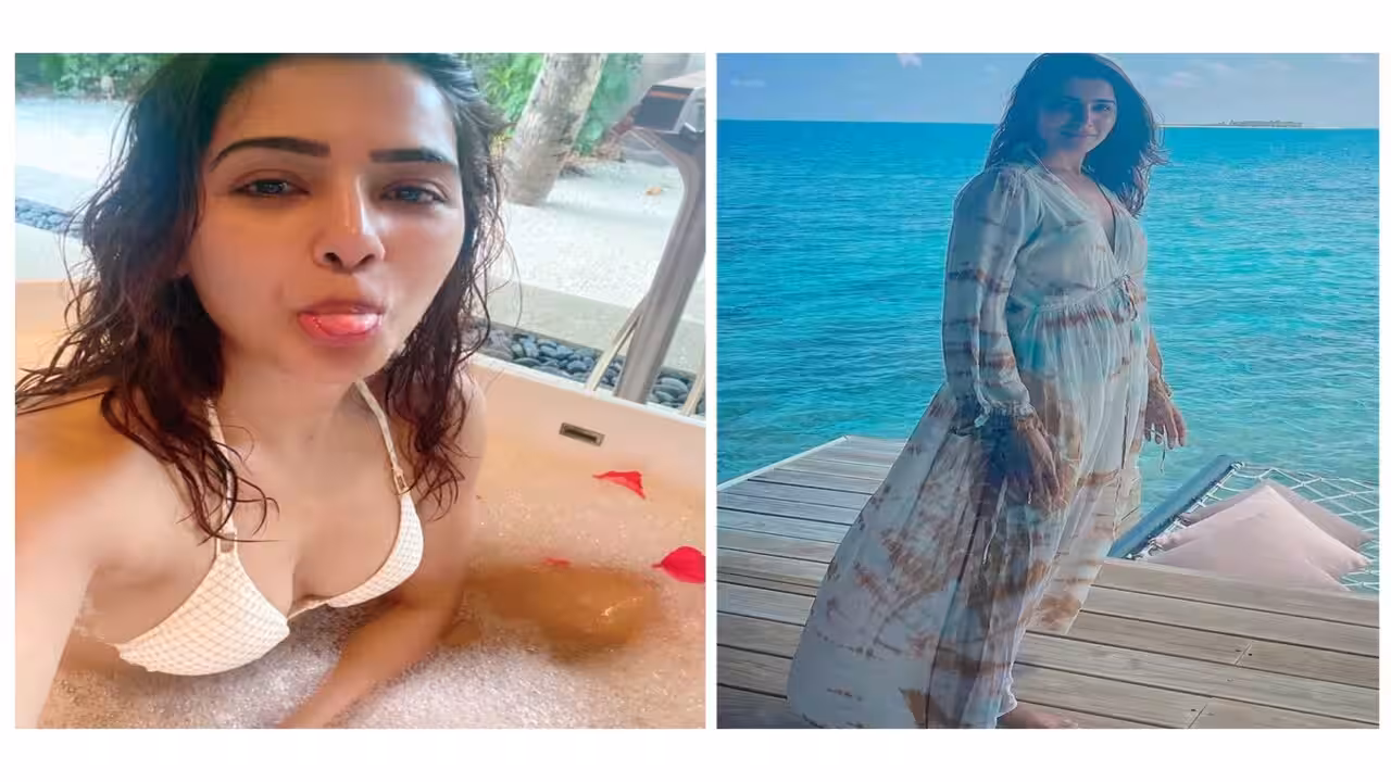 PHOTOS: Samantha Akkineni spending holidays in Maldives, glamorous images viral