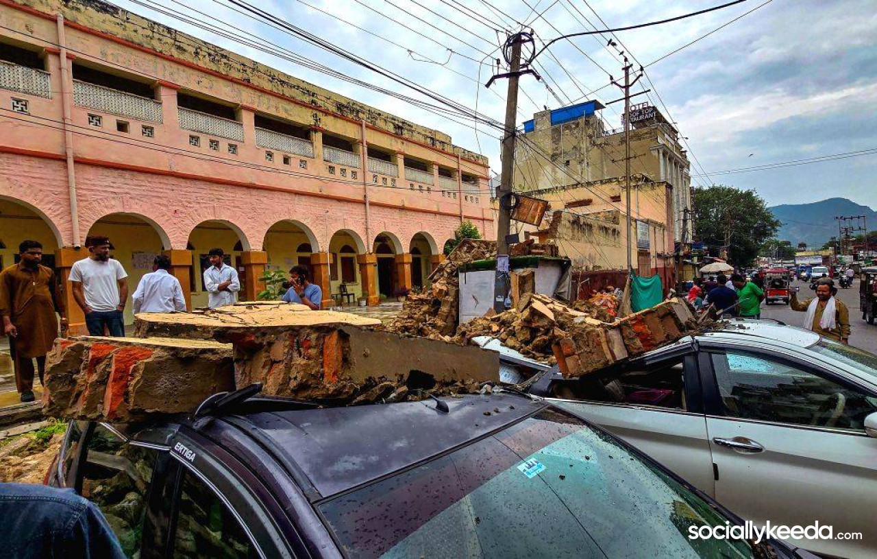 Ajmer Rain: School Wall Collapses, Five Tourist Cars Damaged