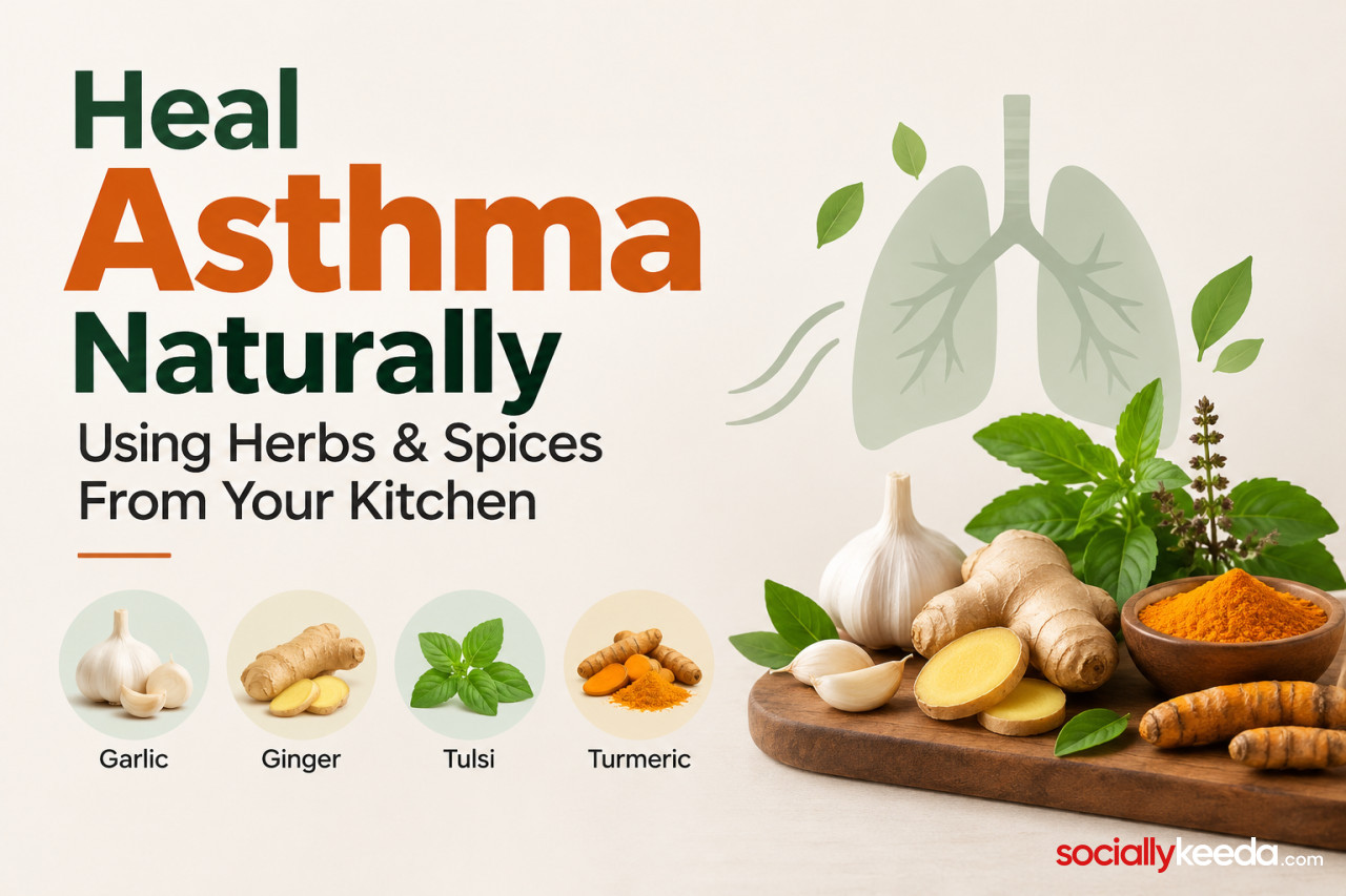 Heal Asthma Naturally Using Herbs & Spices From Your Kitchen