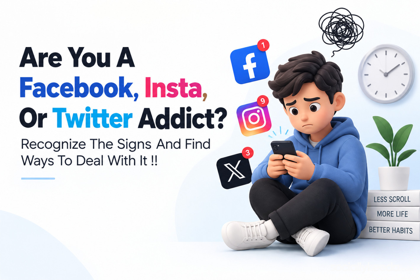 Are You A Facebook, Insta, Or Twitter Addict? Recognize The Signs And Find Ways To Deal With It !!