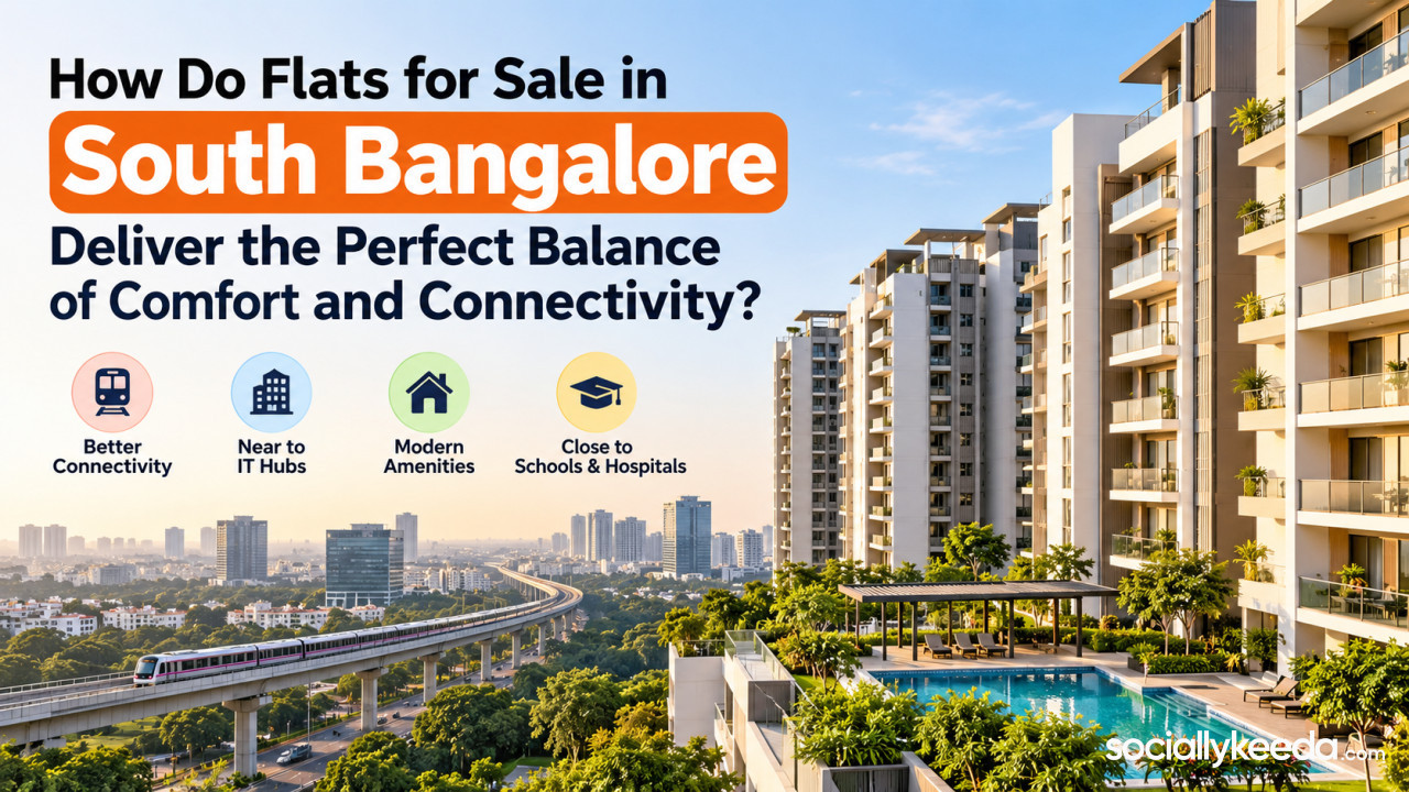 How Do Flats for Sale in South Bangalore Deliver the Perfect Balance of Comfort and Connectivity?