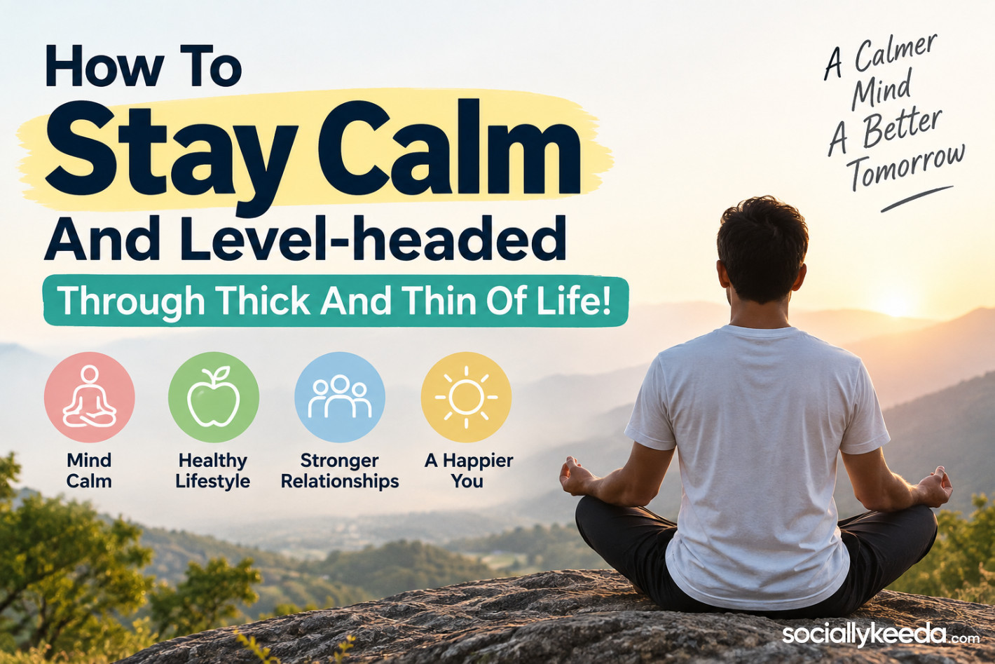 How To Stay Calm And Level-headed Through Thick And Thin Of Life!