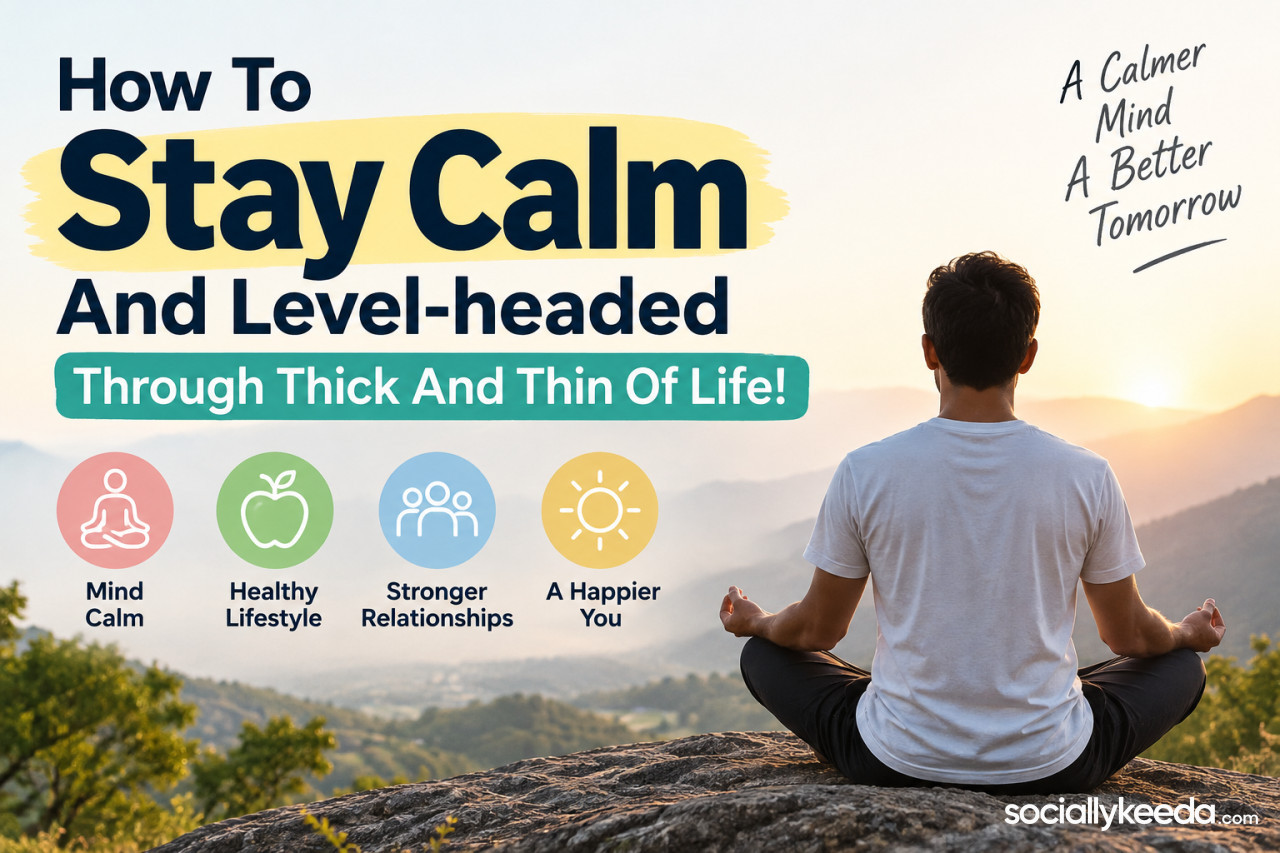 How To Stay Calm And Level-headed Through Thick And Thin Of Life!