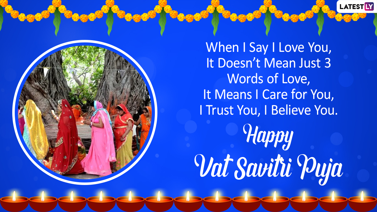 Happy Vat Savitri 2021 Messages for Husband: WhatsApp Greetings, HD Images & Status Video, Quotes and SMS to Celebrate Savitri Brata