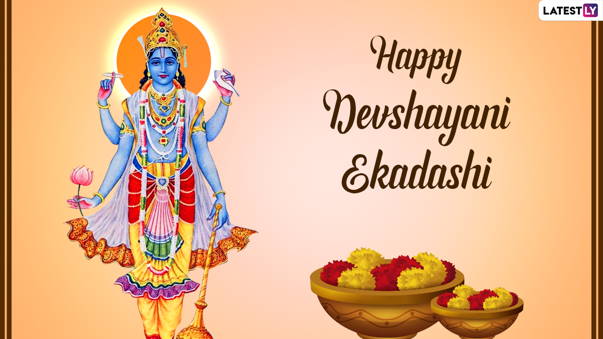 Devshayani Ekadashi 2021 HD Images & Ashadhi Ekadashi Wallpapers for Free Download Online: WhatsApp Messages, Greetings, Quotes, SMS and Photos for Family & Friends