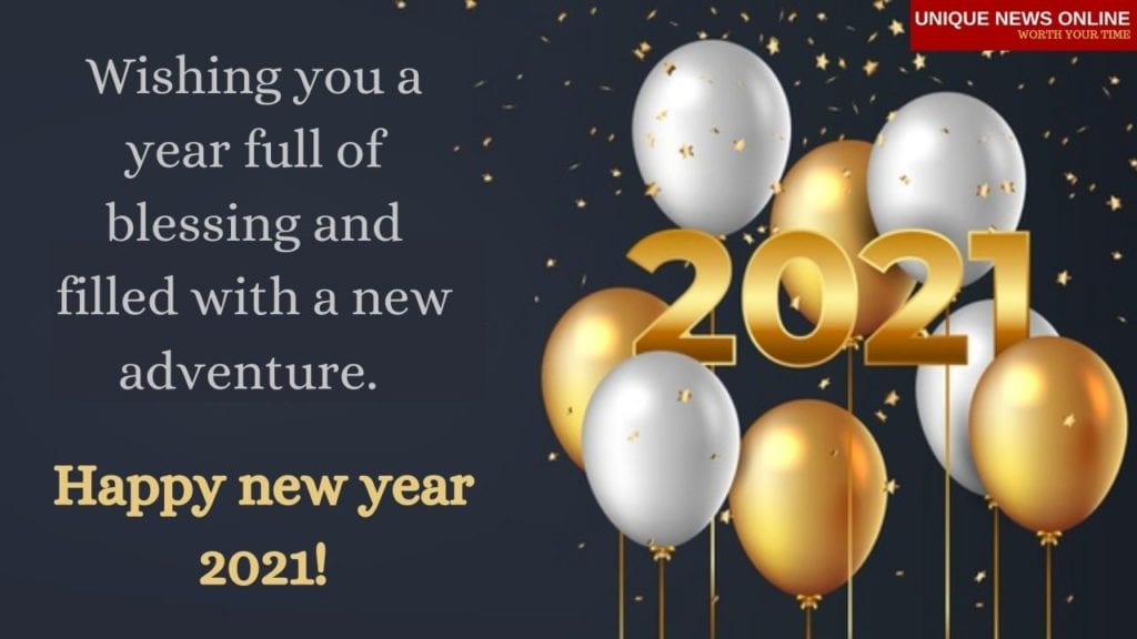 Happy New Year Greetings in English 2021