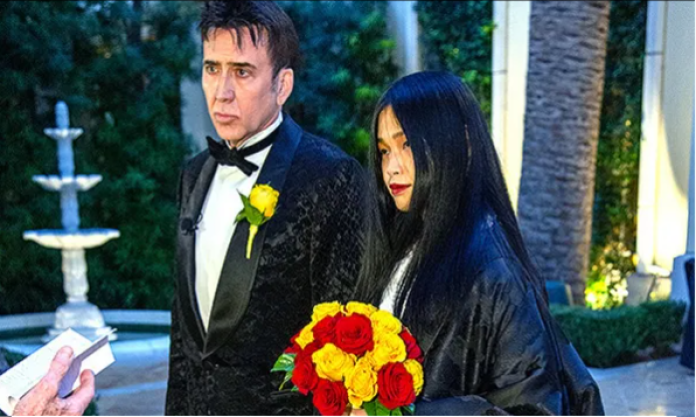 Nicolas Cage fifth wedding, Nicolas Cage married, Nicolas Cage Marries Riko Shibata, nicolas cage riko, nicolas cage riko shibata, nicolas cage wedding, Nicolas Cage Weds Riko Shibata
