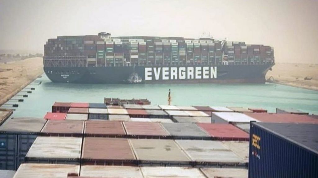Suez Blocked - Scoaillykeeda.com